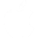 White logo for Apple
