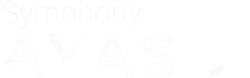 White logo for Ayasdi