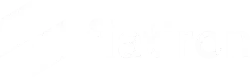 White logo for Flatiron
