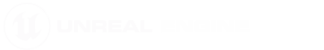 White logo for Unreal Engine